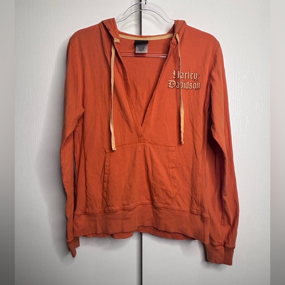 Harley-Davidson Sweaters - Harley-Davidson‎ Lightweight Pullover Sweater Moto Logo Graphic XL